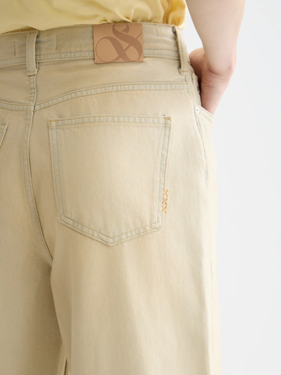 The wave high rise wide denim - Image 3