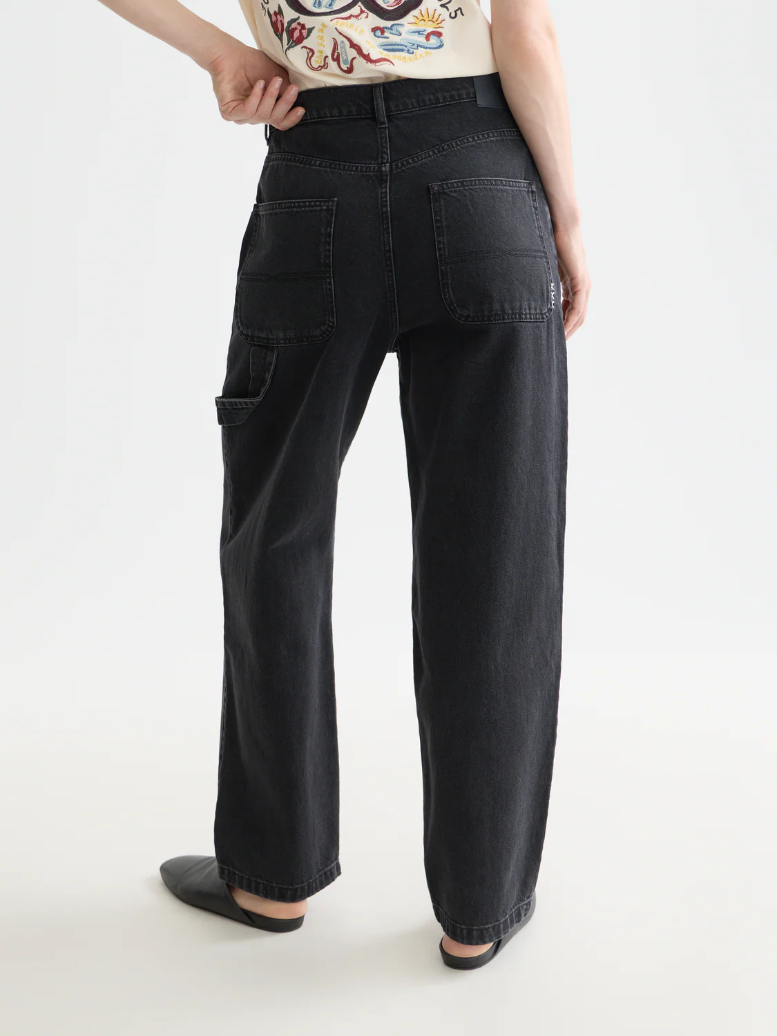 Raine high rise wide denim - Image 4