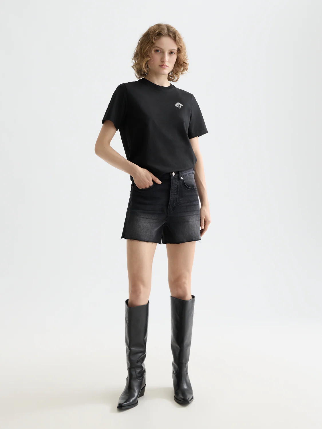 Essentials The Ray Cut Off Denim Short