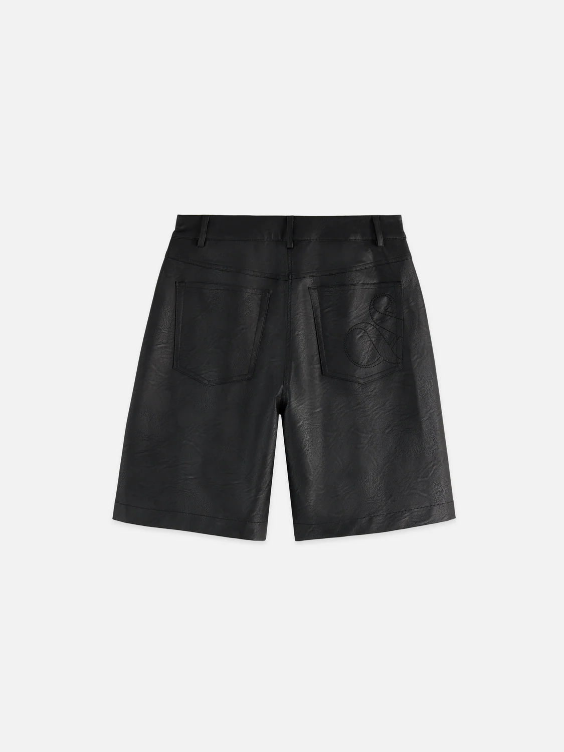 High rise faux leather short - Image 6