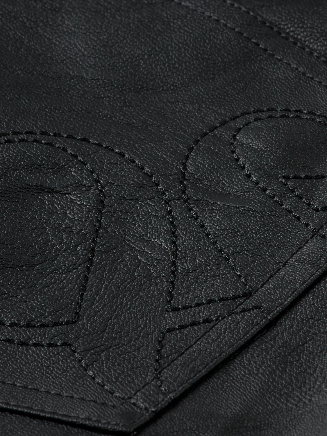 High rise faux leather short - Image 7
