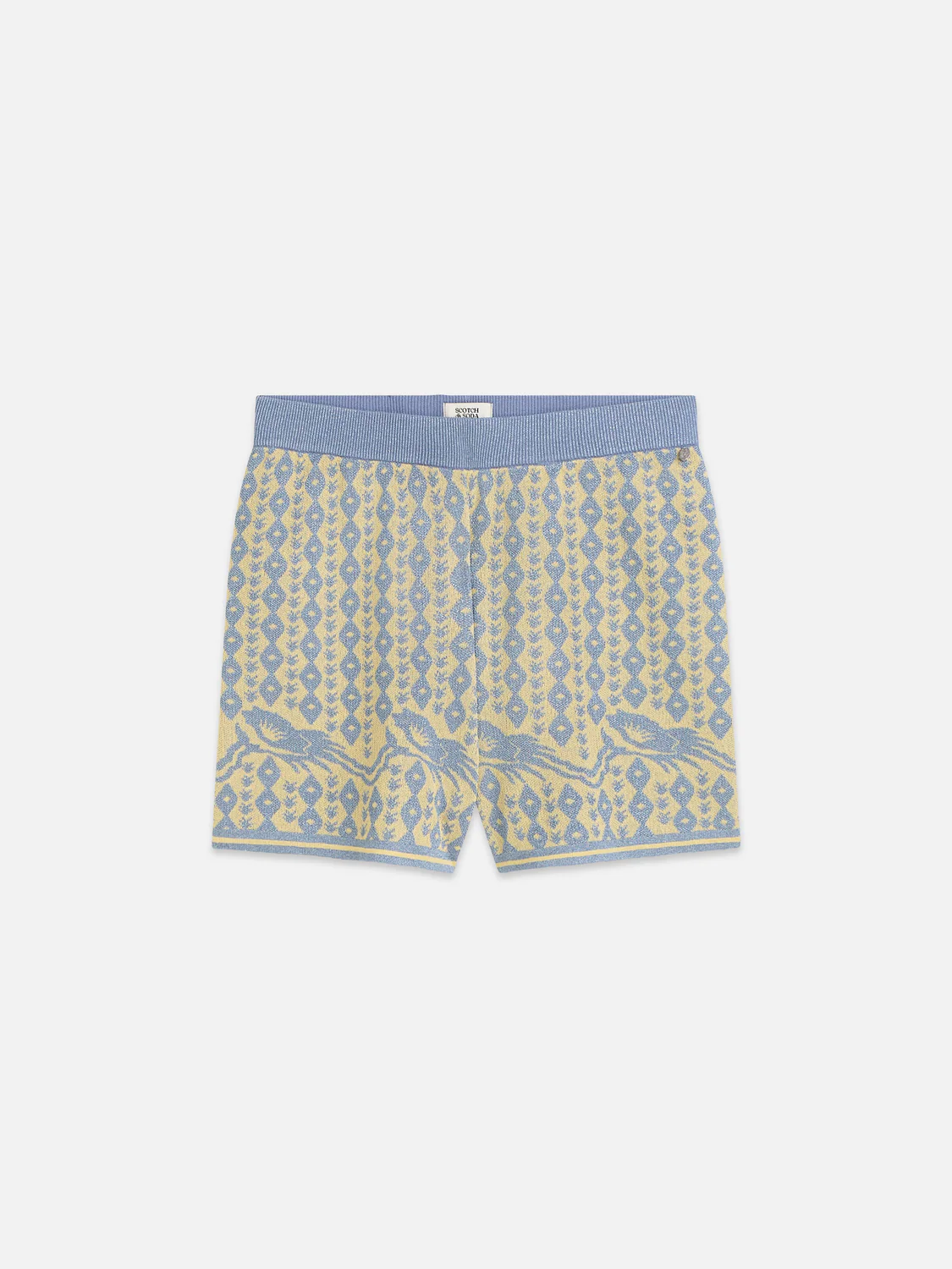 Jacquard knitted shorts - Image 5