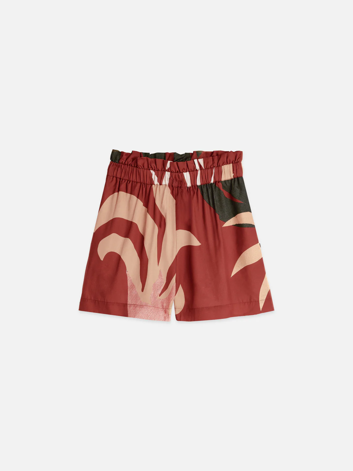 Printed high-rise elastic waist shorts - Image 5