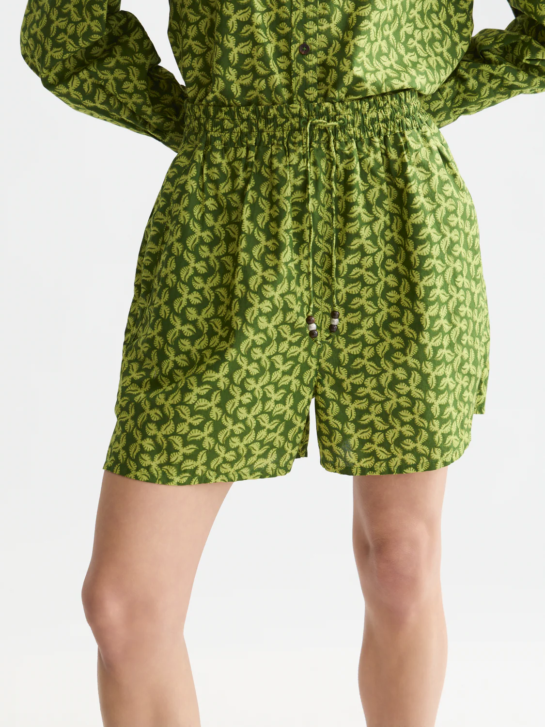 Printed cotton shorts - Image 3