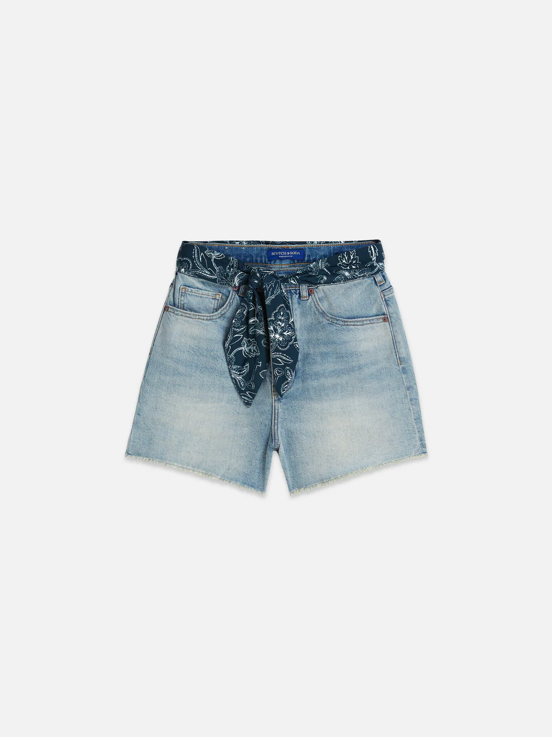 The Ray denim short with tie detail - Image 5